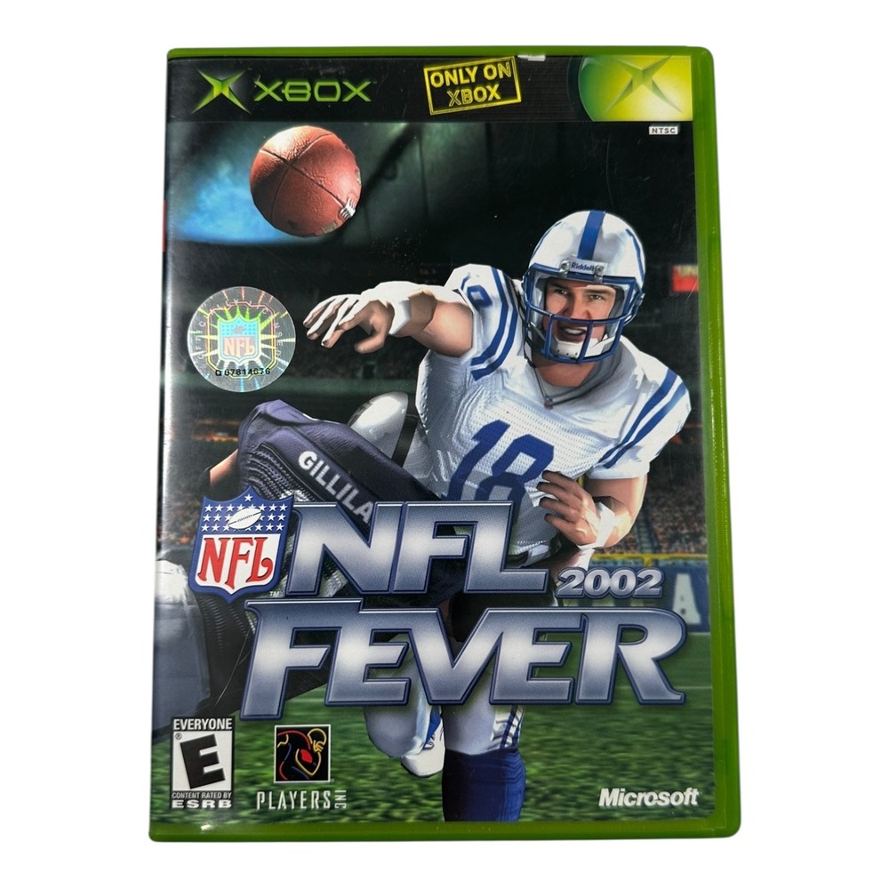 NFL Fever 2002 Xbox Game Football Microsoft Sports Only on‎ Xbox